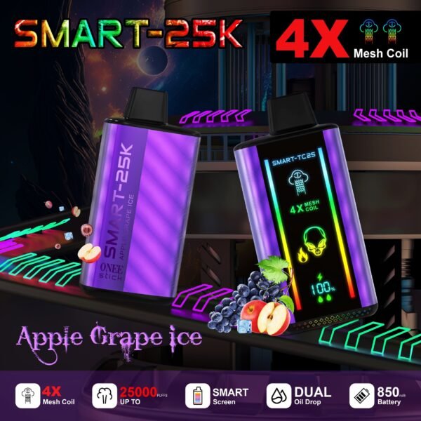 Apple Grape Ice Onee Stick Smart 25K | USA