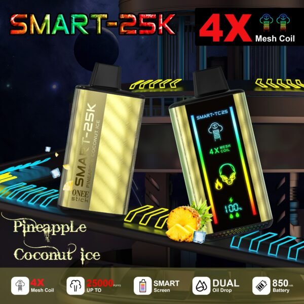 Pineapple Coconut Ice - Onee Stick Smart 25000 Puffs