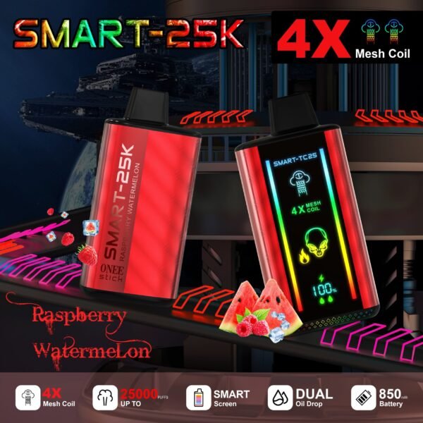 Raspberry Watermelon Onee Stick Smart 25K | USA