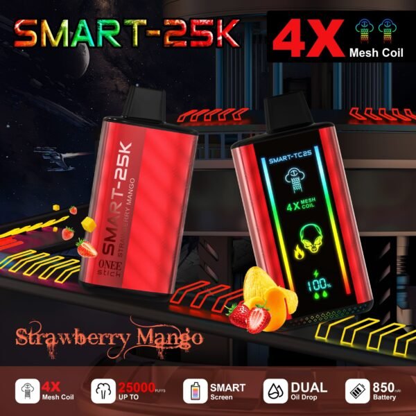 Strawberry Mango Onee Stick Smart 25K | USA