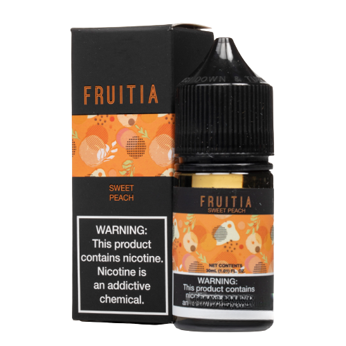 Sweet Peach - Fruitia Salt E Liquid 30ML