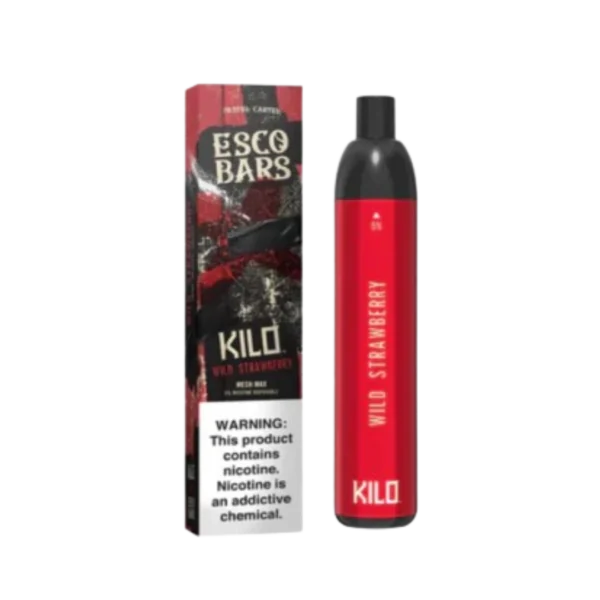 Buy Wild Strawberry Vape - Esco Bars Kilo 4000 Puffs