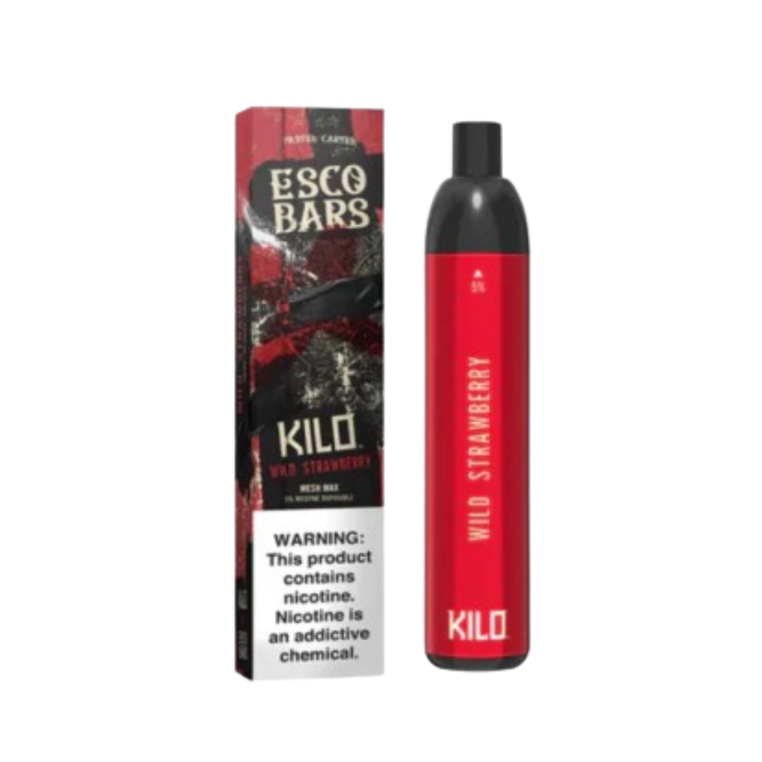 Buy Wild Strawberry Vape - Esco Bars Kilo 4000 Puffs
