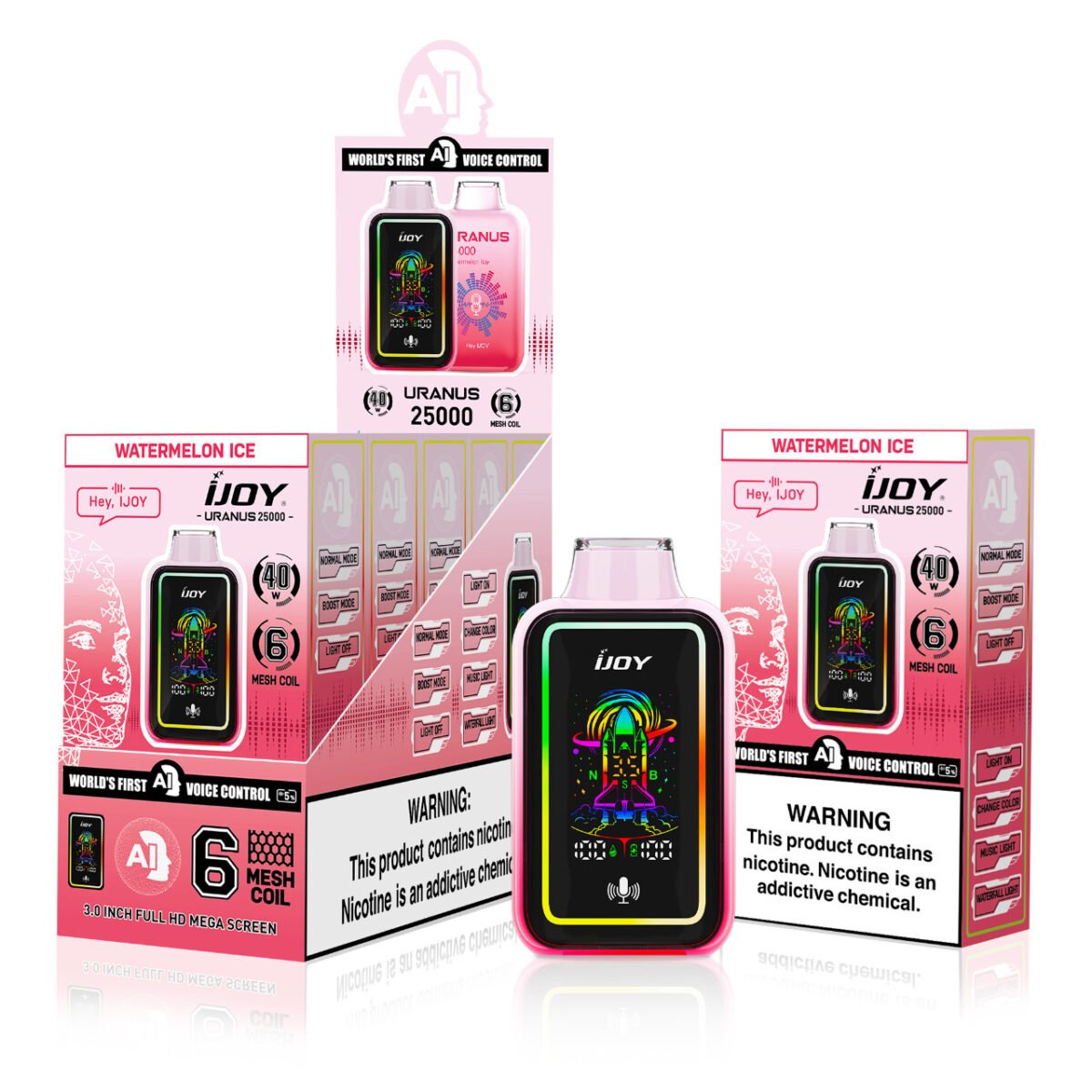 Watermelon Ice - iJoy Uranus 25000 Puffs