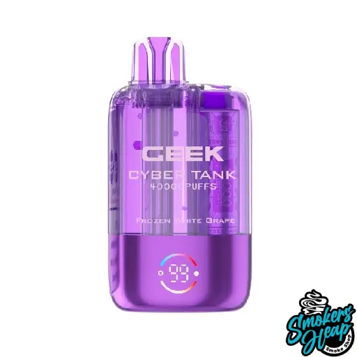 Frozen White Grape - Geek Cyber Tank Disposable Vape 40K Puffs