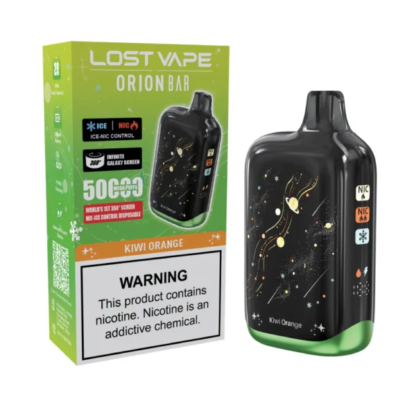 Kiwi Orange - Lost Vape Orion Bar - 50K Puffs - 5% NIC - Disposable Vape