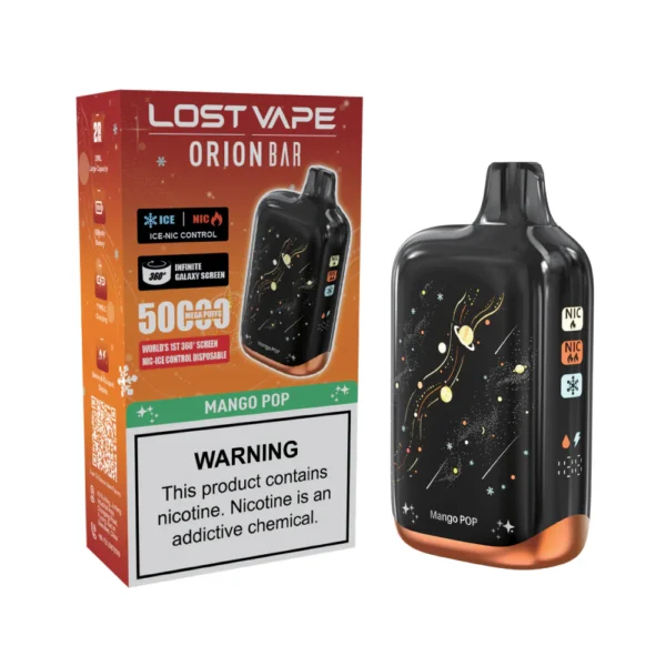 Mango Pop - Lost Vape Orion Bar - 50K Puffs - 5% NIC - Disposable Vape