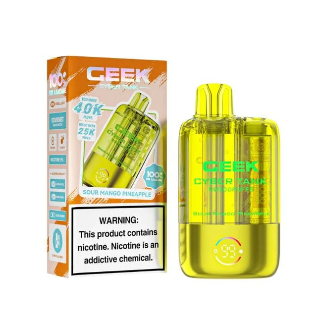 Sour Mango Pineapple - Geek Cyber Tank Disposable Vape 40K Puffs