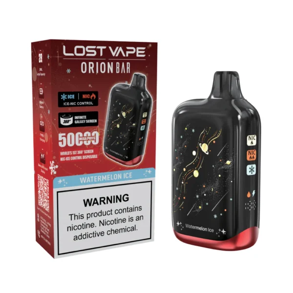 Watermelon Ice - Lost Vape Orion Bar - 50K Puffs - 5% NIC - Disposable Vape