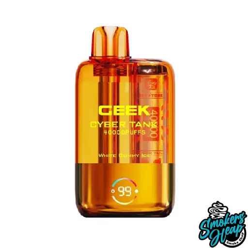 White Gummy Ice - Geek Cyber Tank Disposable Vape 40K Puffs