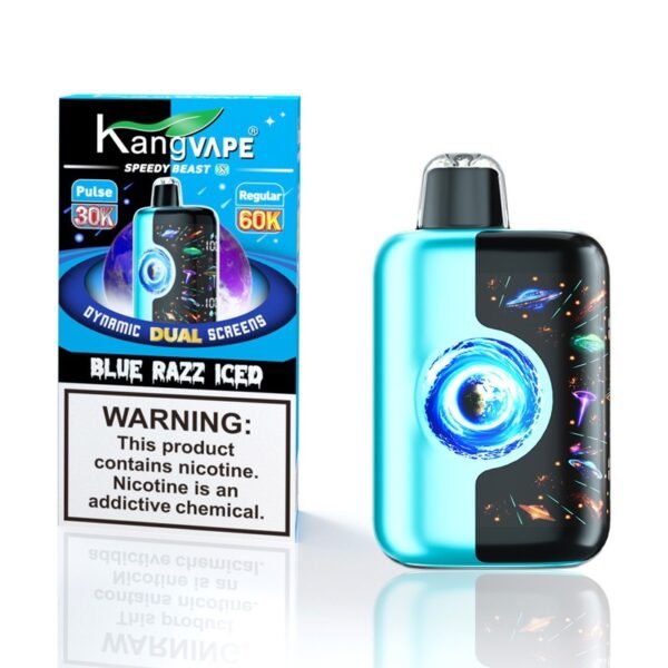 Blue Razz Iced - Kangvape Speedy Beast X 60K Disposable