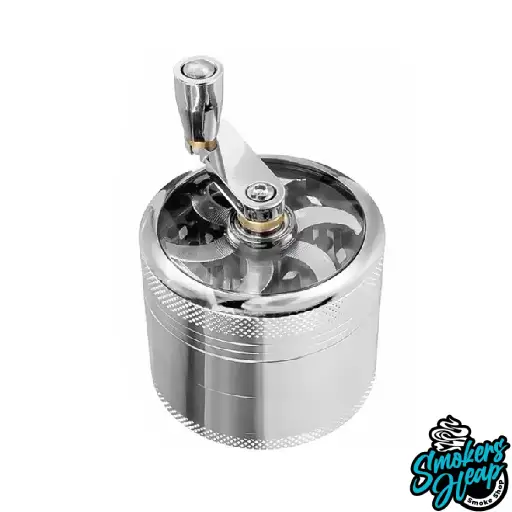 Premium Manual Nut & Spice Grinder - Heavy-Duty Silver Crusher