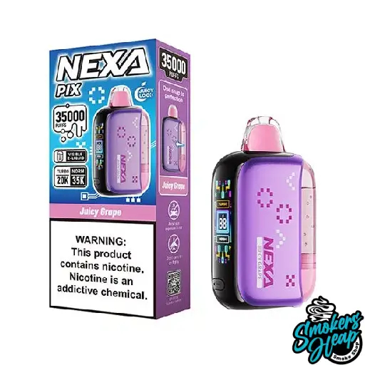 Buy Juicy Grape Vape – Nexa Pix 35K | Smokers Heap
