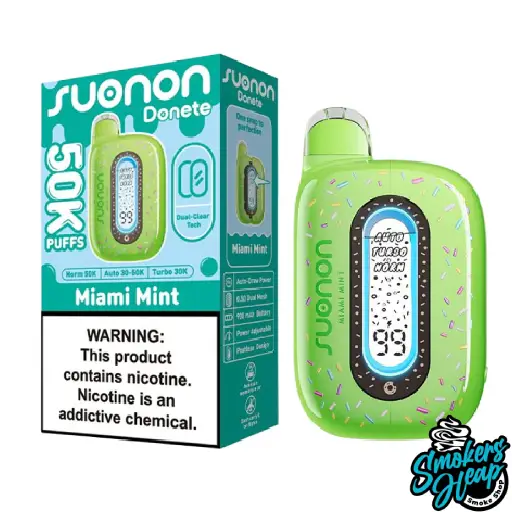 Buy Miami Mint Vape – Suonon Donete 50K | Smokers Heap