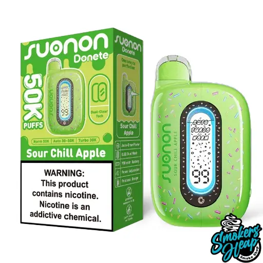 Buy Sour Chill Apple Vape – Suonon Donete 50K | Smokers Heap