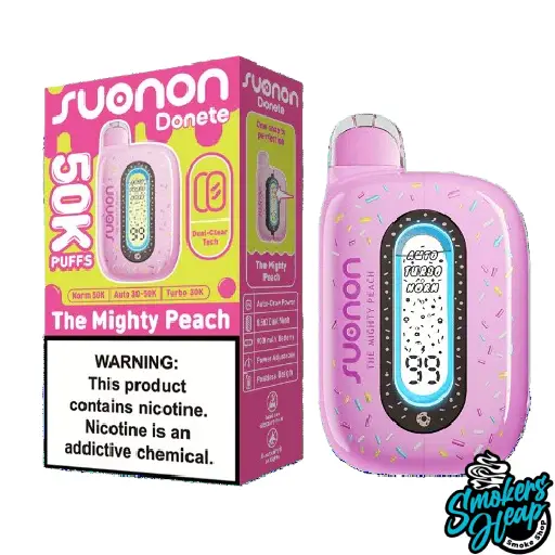 Buy The Mighty Peach Vape – Suonon Donete 50K | Smokers Heap