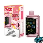 Code Pink Raz RX 50K Puffs Disposable Vape - (Dew Edition)
