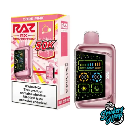 Buy Code Pink Raz RX 50K Disposable Vape Dew Edition