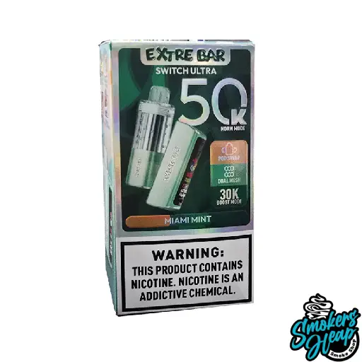 Miami Mint - Extre Bar Switch Ultra 50K Puffs - Disposable Vape