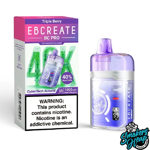 Buy Triple Berry EBCREATE BC PRO 40K Puffs - US
