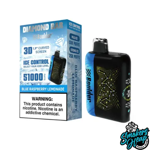 Blue Raspberry Lemonade - Boulder Diamond Bar 51K Puffs - Disposable Vape
