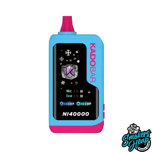 Blue Raz Ice Kado Bar NI40K Ice + Nic Control Disposable Vape