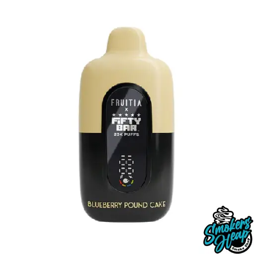 Blueberry Pound Cake - Fruitia X Fifty Bar 20K Puffs - Disposable Vape