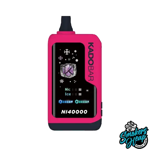 Cherry Hard Candy Kado Bar NI40K Ice + Nic Control Disposable Vape