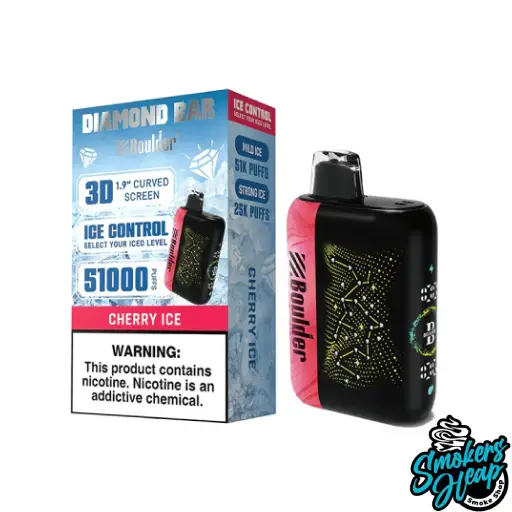 Cherry Ice - Boulder Diamond Bar 51K Puffs - Disposable Vape