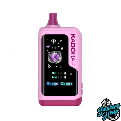 Iced Blackberry Pop Kado Bar NI40K Ice+ Nic Control Disposable Vape