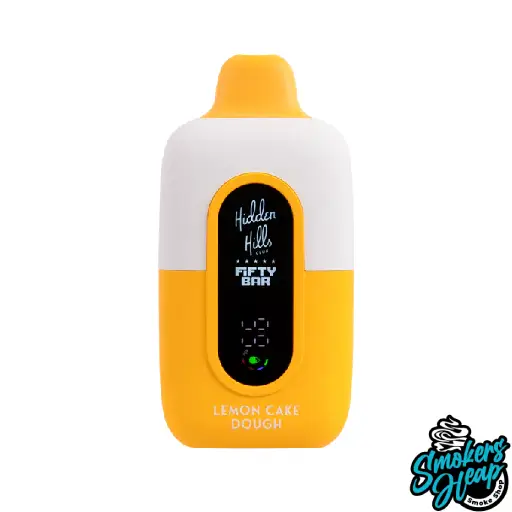 Lemon Cake Dough - Hidden Hills x Fifty Bar 20k Puffs - Disposable Vape