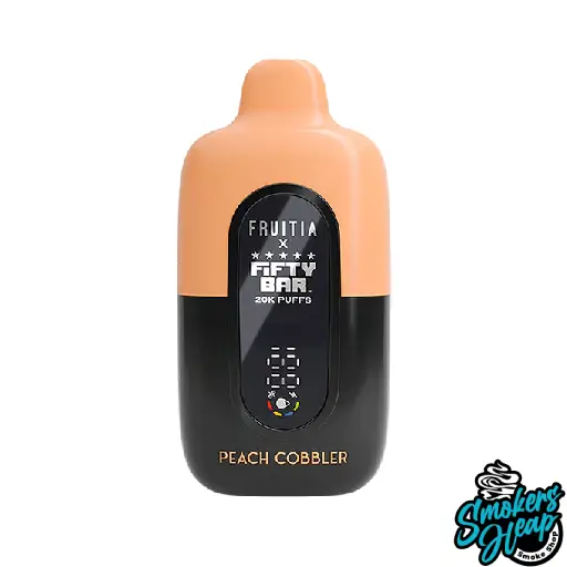 Peach Cobbler - Fruitia X Fifty Bar 20K Puffs - Disposable Vape