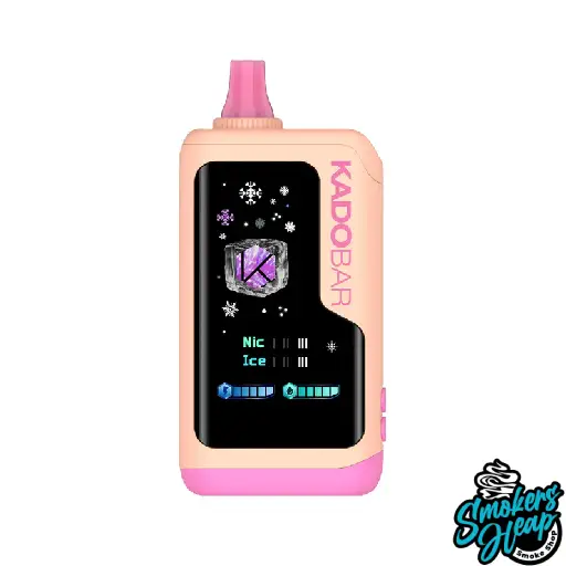 Peach Jam Kado Bar NI40K Ice+ Nic Control Disposable Vape