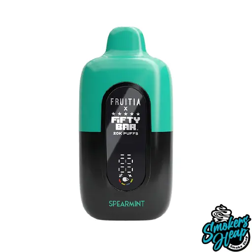 Spearmint - Fruitia X Fifty Bar 20K Puffs - Disposable Vape