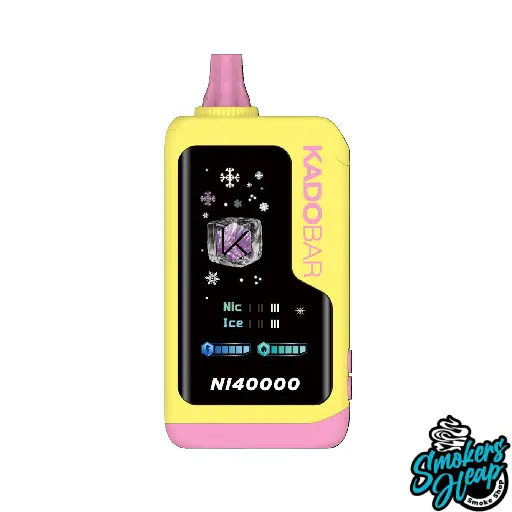 Strawberry Banana Kado Bar NI40K Ice + Nic Control Disposable Vape