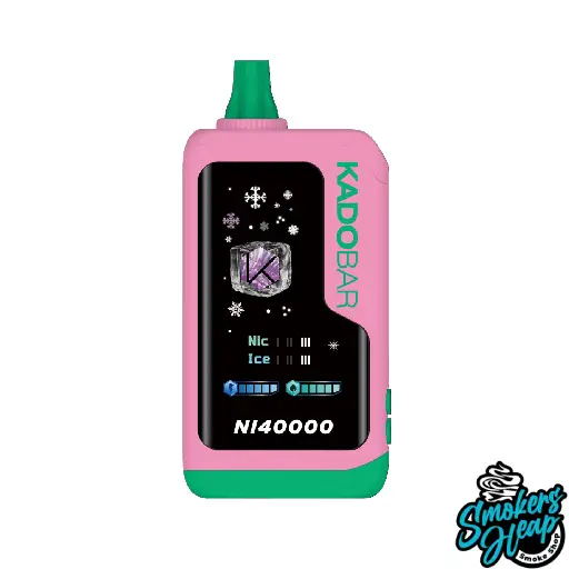 Strawberry Watermelon Ice Kado Bar NI40K Ice + Nic Control Disposable Vape