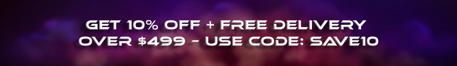 10 Free Shipping Banner