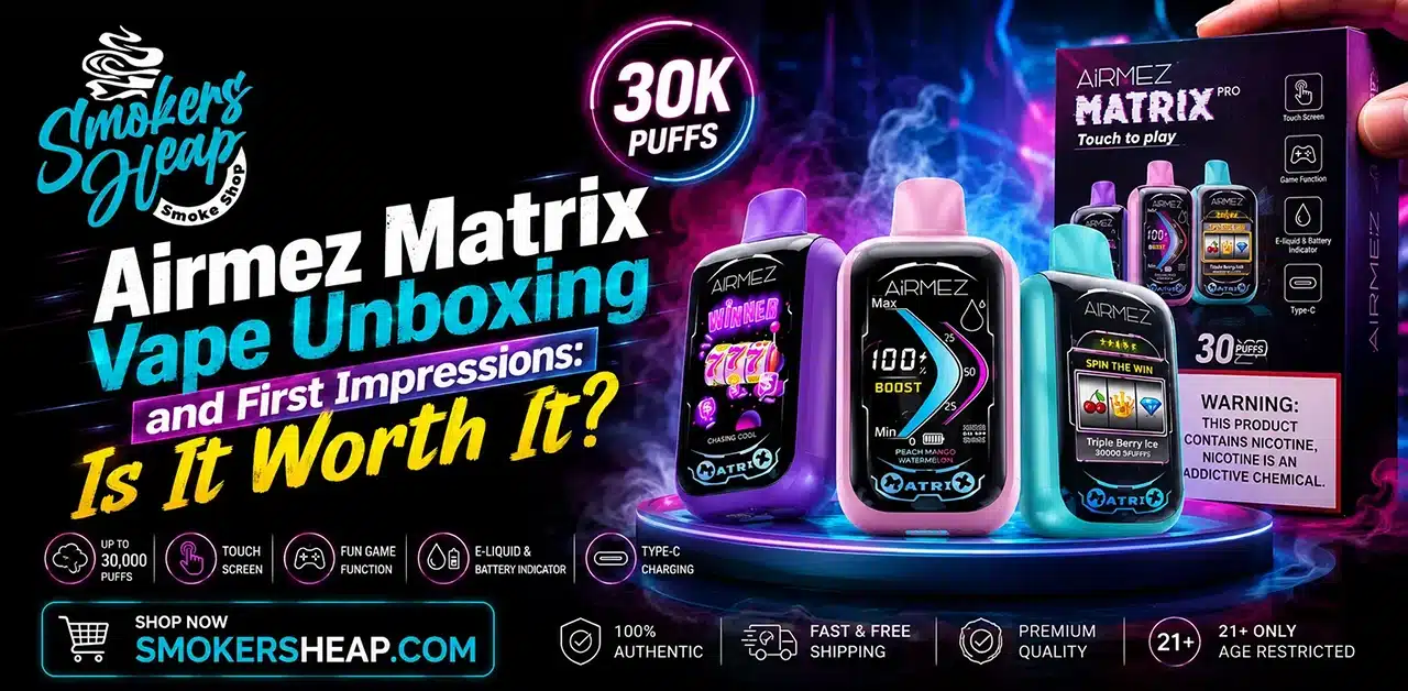 Airmez Matrix Vape Unboxing and First Impressions Is It Worth It