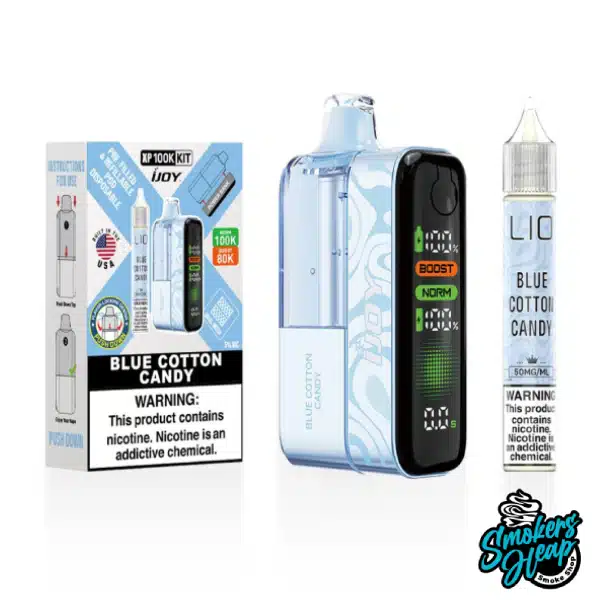 Blue Cotton Candy IJOY XP100k Disposable Kit – 100,000 Puffs