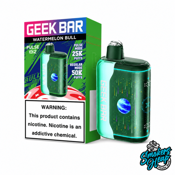 Watermelon Bull - Geek Bar Pulse X 2 50000 Puffs Disposable Vape