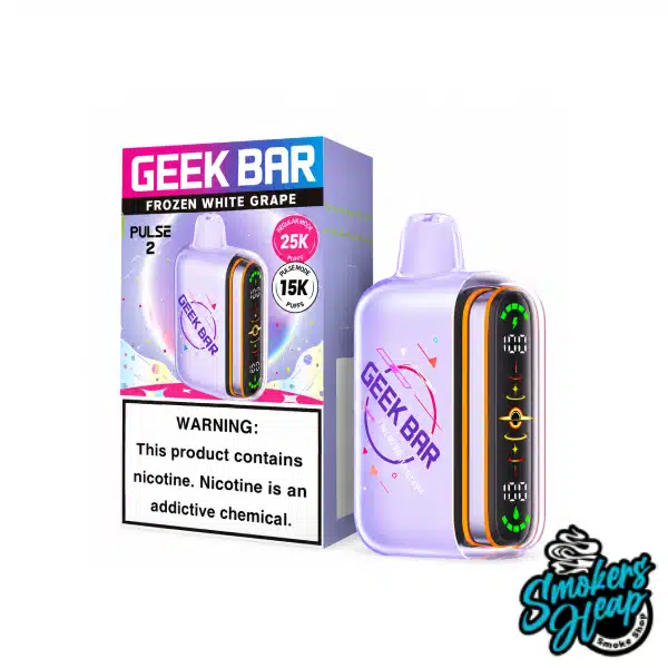 Frozen White Grape - Geek Bar Pulse 2 25000 Puffs Disposable Vape