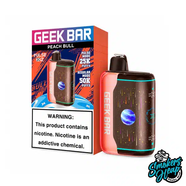 Peach Bull - Geek Bar Pulse X 2 50000 Puffs Disposable Vape
