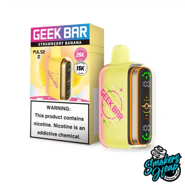 Strawberry Banana - Geek Bar Pulse 2 25000 Puffs Disposable Vape