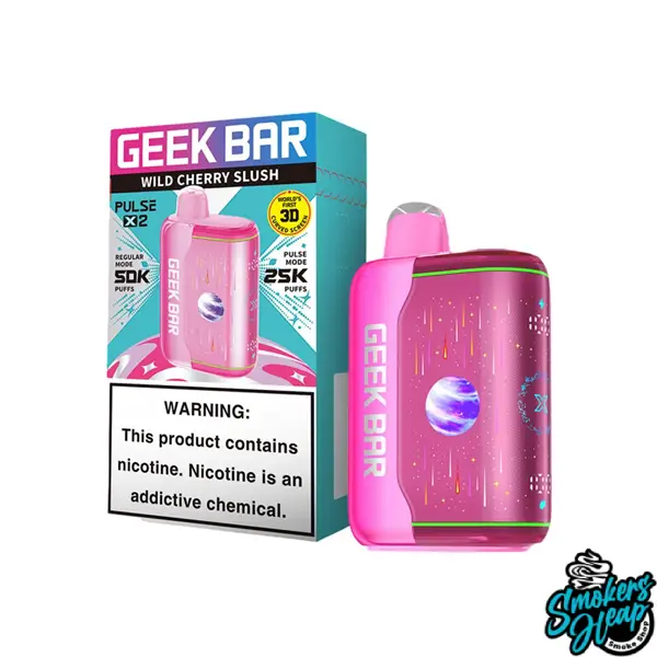 Wild Cherry Slush - Geek Bar Pulse X 2 50000 Puffs Disposable Vape