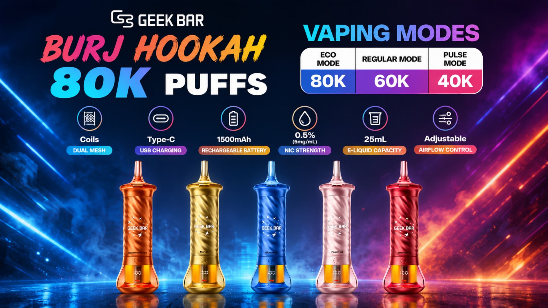smokers heap geek bar burj 80k
