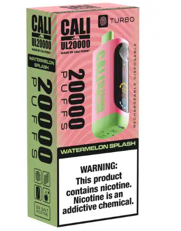 Watermelon Splash Cali UL 20000 Puffs Disposable Vape