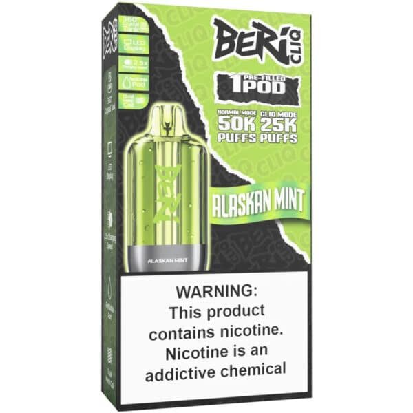 Alaskan Mint Beri Cliq 50000 Puffs Disposable Vape Kit