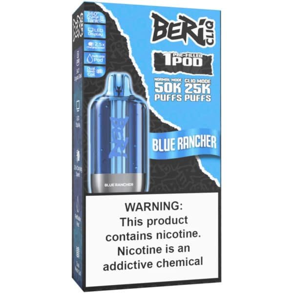 Blue Rancher Beri Cliq 50000 Puffs Disposable Vape Kit