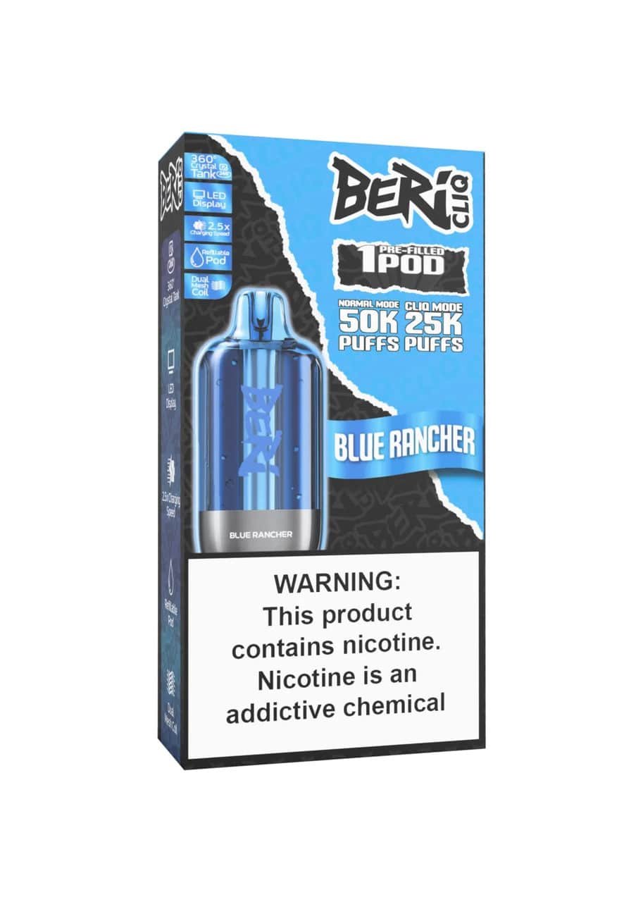 Blue Rancher Beri Cliq 50000 Puffs Disposable Vape Kit