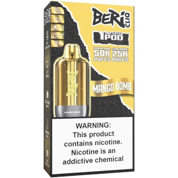 Mango Bomb Beri Cliq 50000 Puffs Disposable Vape Kit